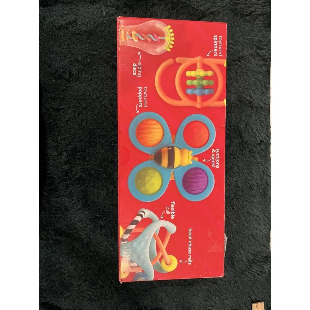 Sassy Baby Sensory Toy Set NEW w/ Tags | Teether Rattle | Newborn 0m+